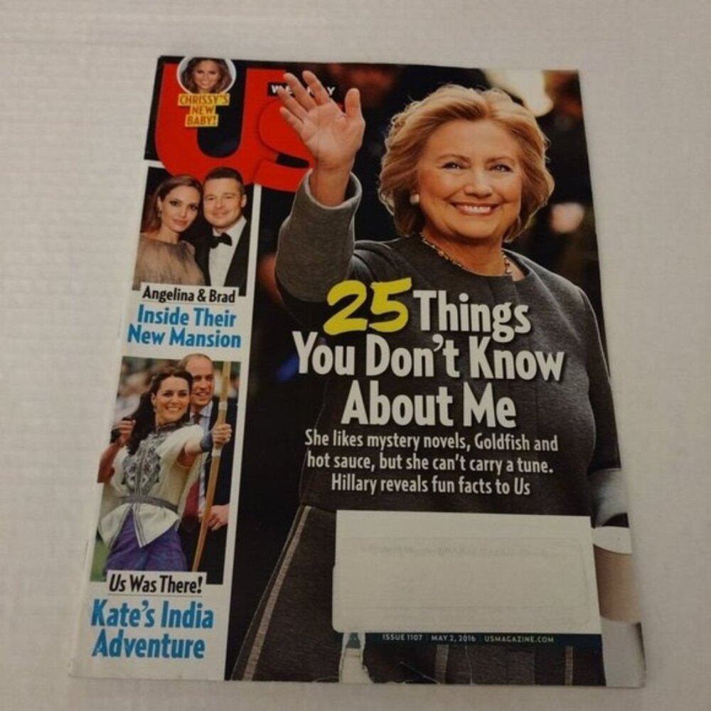 US WEEKLY MAGAZINE-MAY 2, 2016-HILLARY CLINTON-VINTAGE